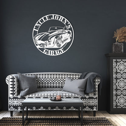 Custom automotive wall art