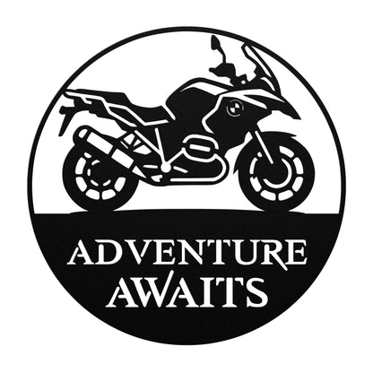 Industrial Decor Metal Sign – BMW Motorcycle Theme