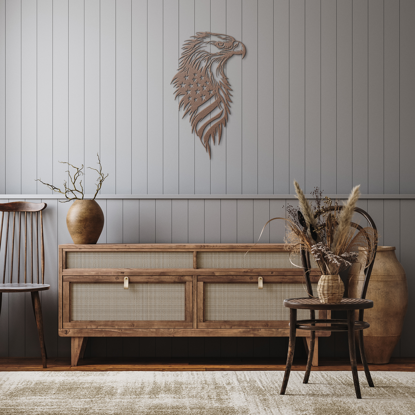 American_Eagle_Metal_Sign__USA_Flag_P_Copper_Rustic_Hallway_Mockup.png