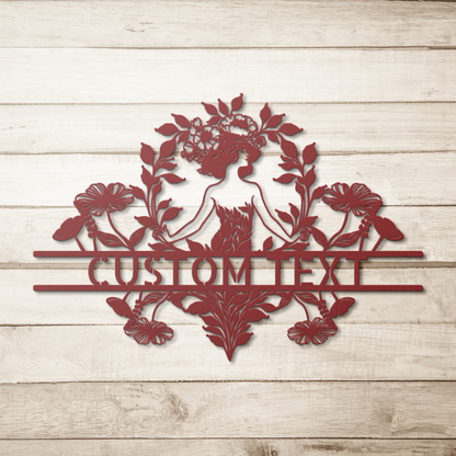 Farmhouse porch wildflower decor