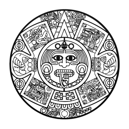 Personalized Mexican calendar steel artwork