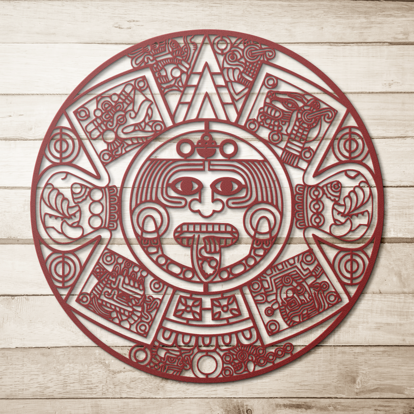 USA made Aztec Mayan outdoor metal sign
