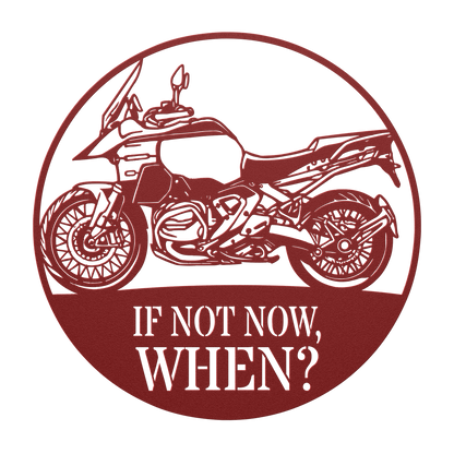 Adventure rider garage wall art