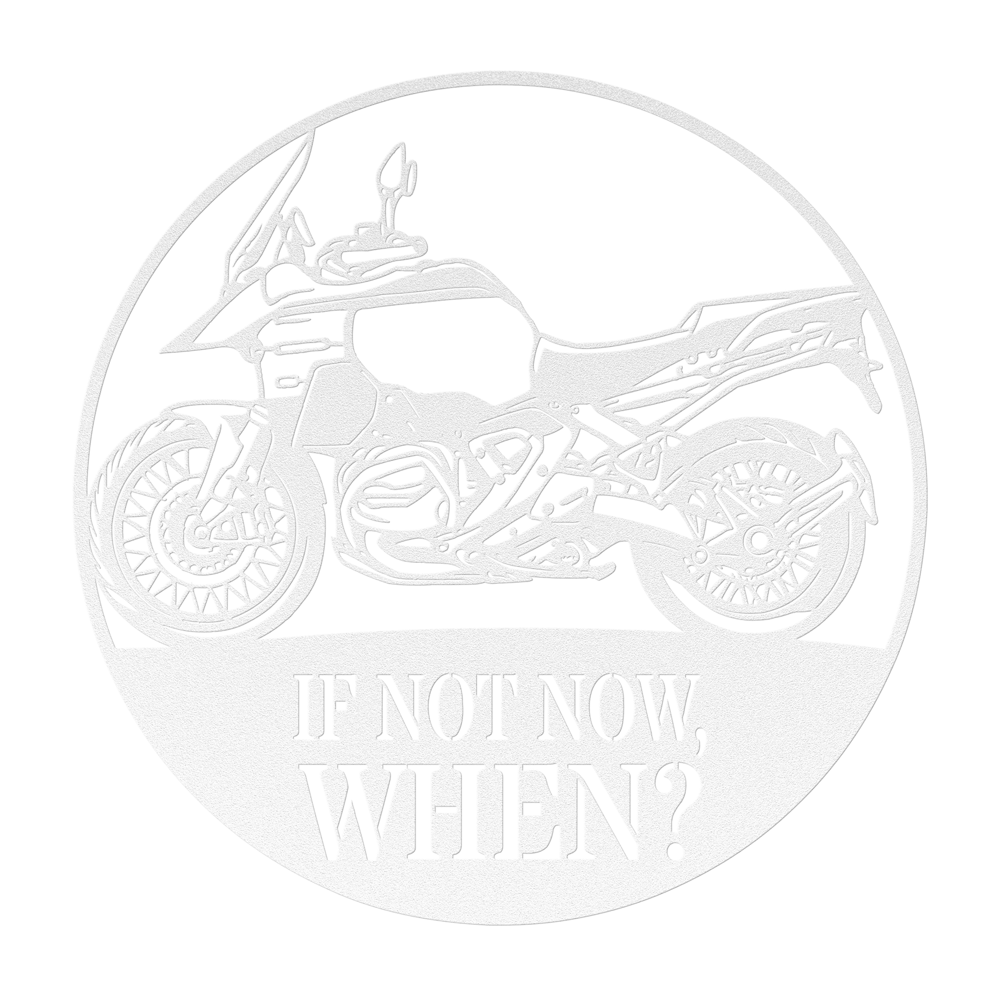 BMW Motorcycle Metal Sign