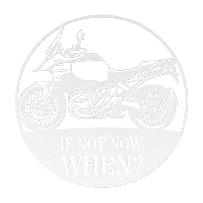 BMW Motorcycle Metal Sign