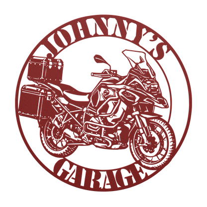 motorcycle wall art steel made in usa