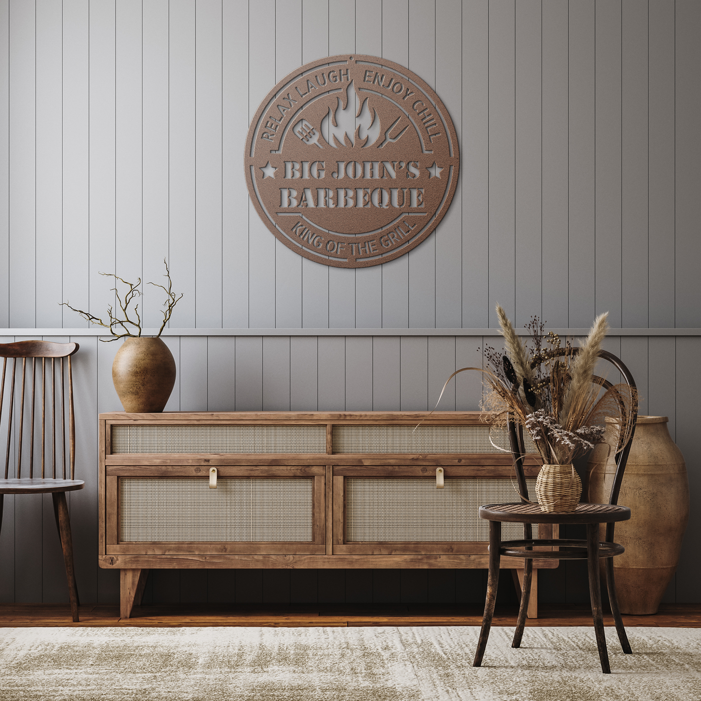 Backyard_BBQ_Metal_Sign__Custom_Outdo_Copper_Rustic_Hallway_Mockup.png