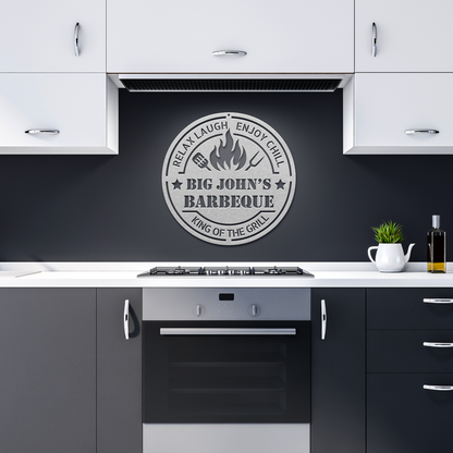 Backyard_BBQ_Metal_Sign__Custom_Outdo_Silver_Dark_Kitchen_Mockup.png