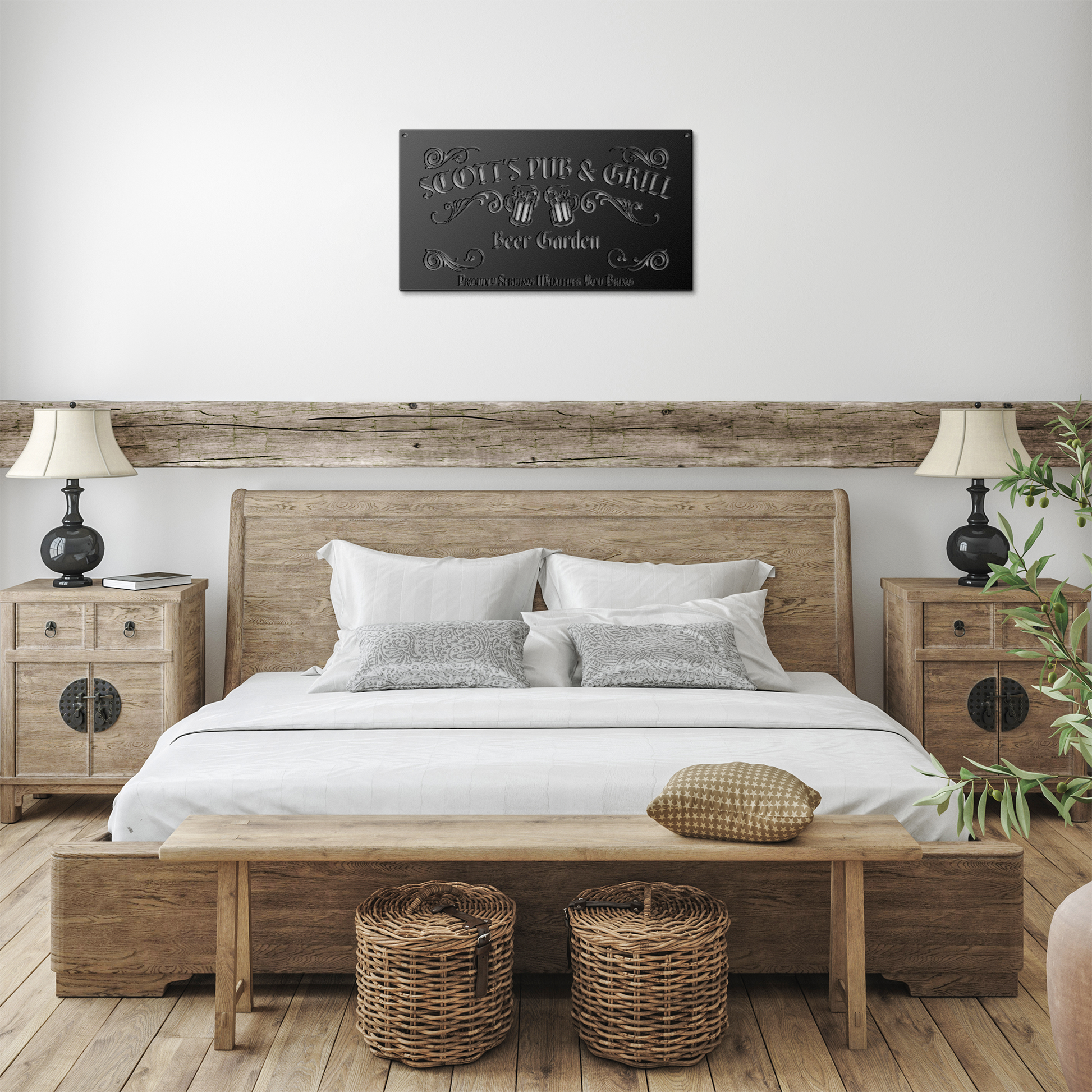 Beer_Garden_Pub_and_Grill_Metal_Sign__Black_Farmhouse_Bedroom_Mockup.png