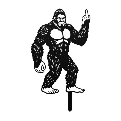 Bigfoot_Metal_Garden_Stake_Flipping_Off__Black_Transparent_Mockup.png