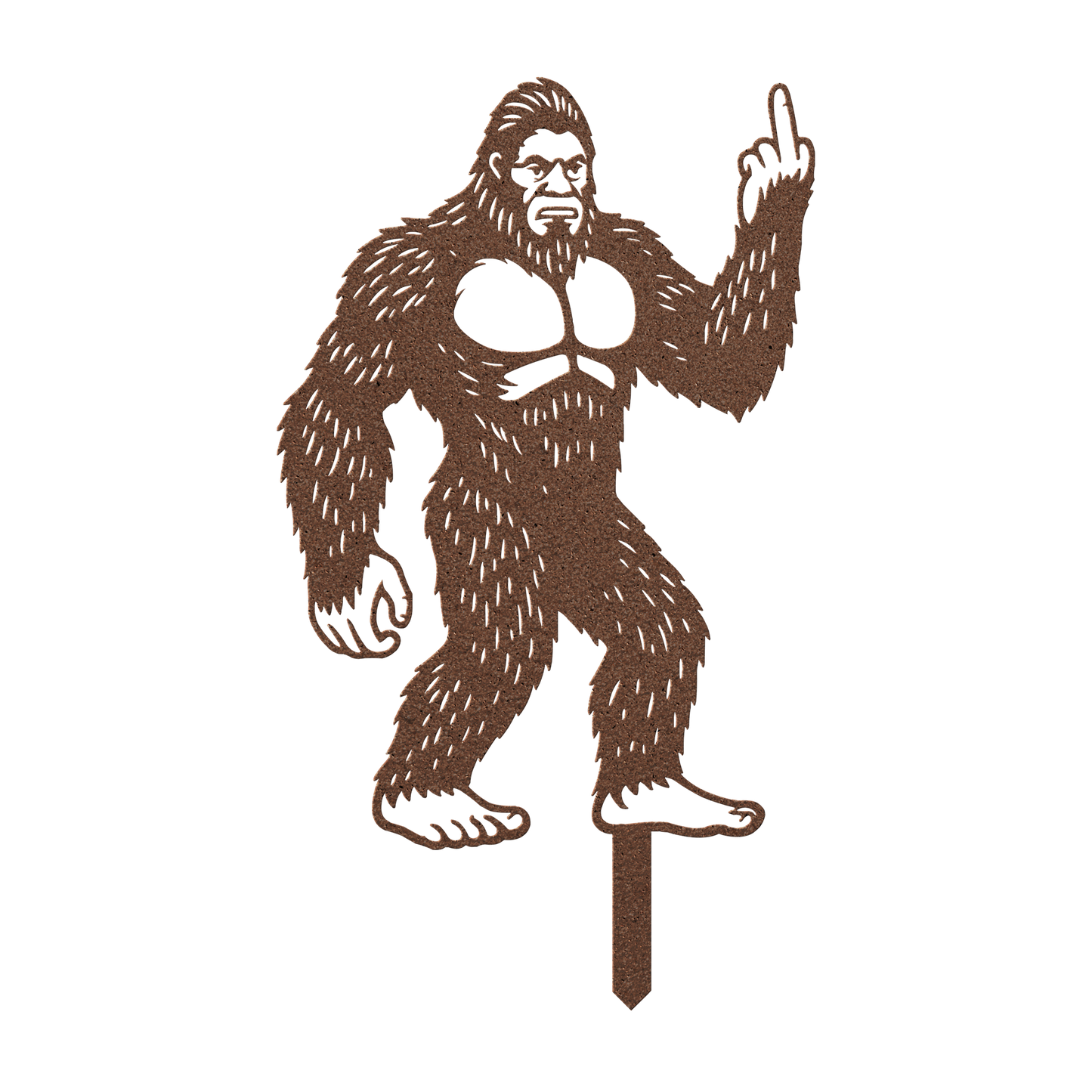 Bigfoot_Metal_Garden_Stake_Flipping_Off__Copper_Transparent_Mockup.png