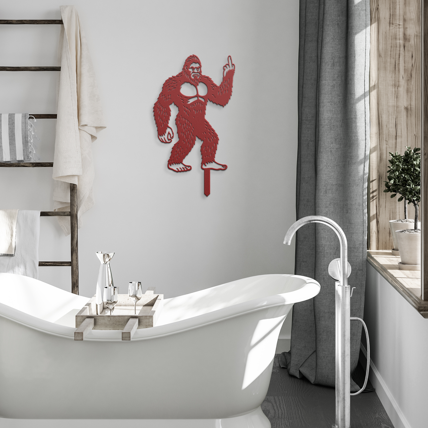 Bigfoot_Metal_Garden_Stake_Flipping_Off__Red_Modern_Bathroom_Mockup.png