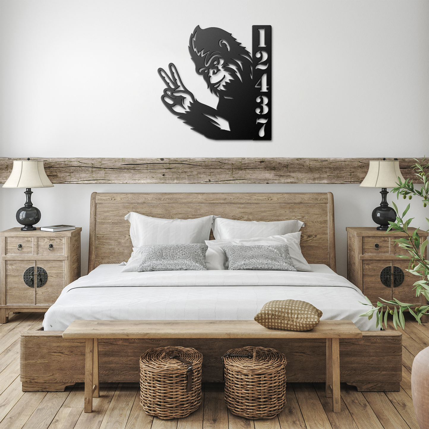 Bigfoot_Peace_Custom_Address_Sign__Pers_Black_Farmhouse_Bedroom_Mockup.png