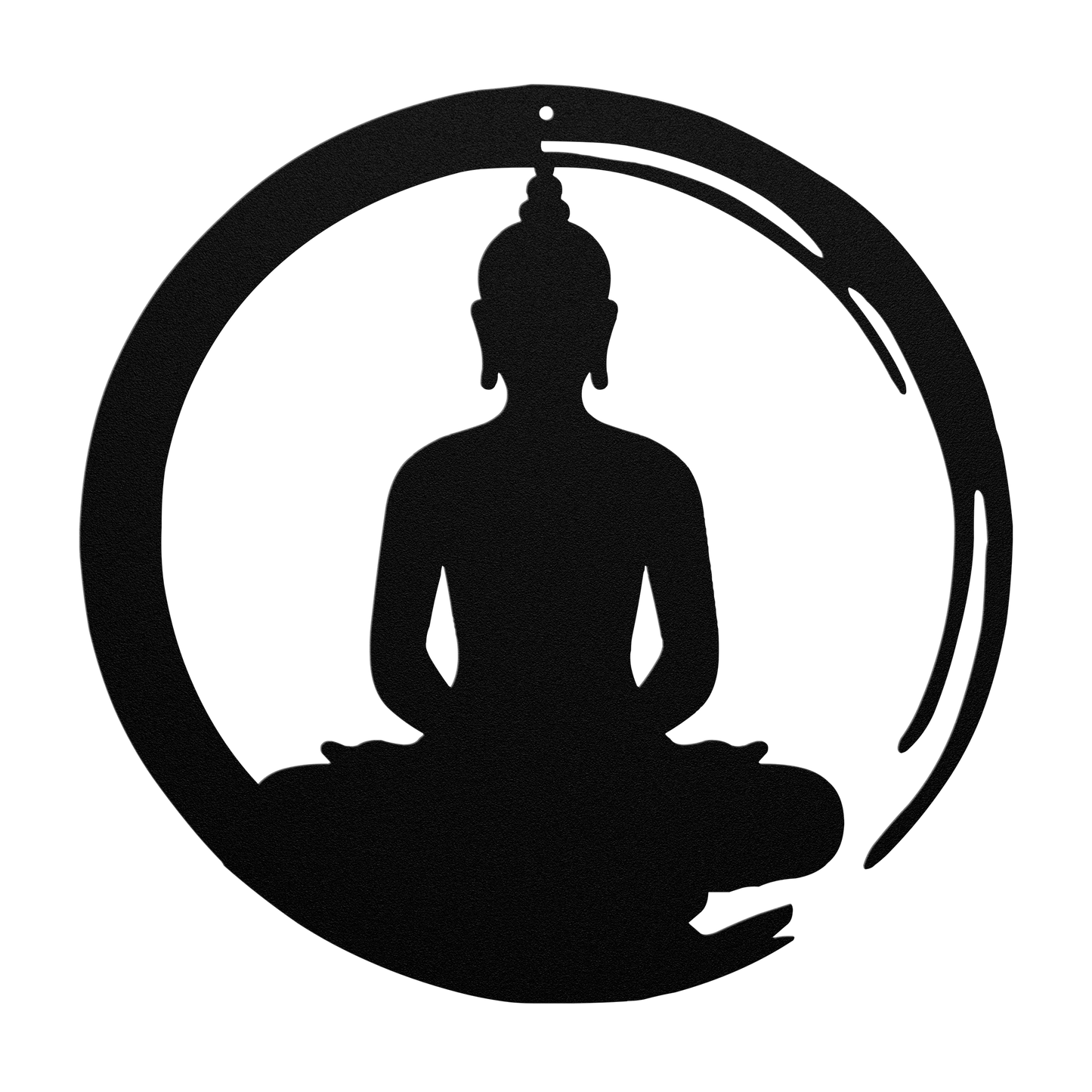 Custom Steel Buddha Sign for Home or Garden