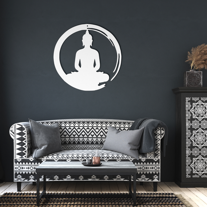 Buddha_Metal_Sign__Custom_Zen_Wall_Art__White_Dark_Living_Room_Mockup.png