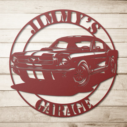 muscle car wall art