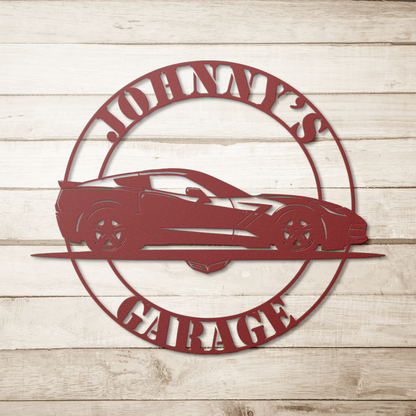 corvette garage decor