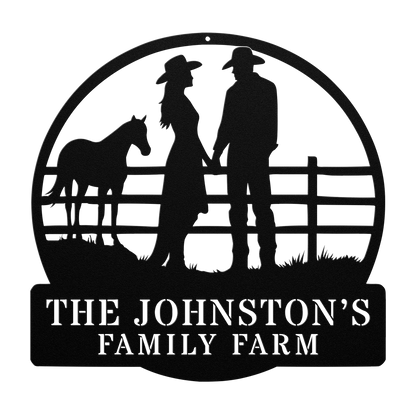 Personalized farm outdoor wall décor USA made