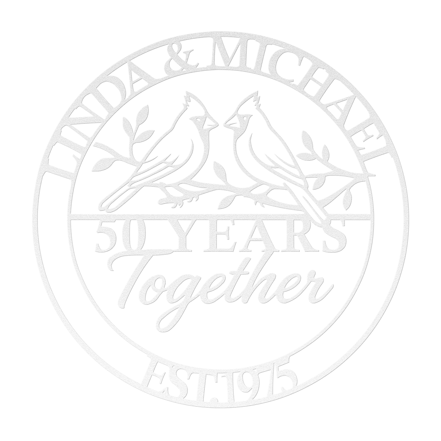 50th anniversary sign gift