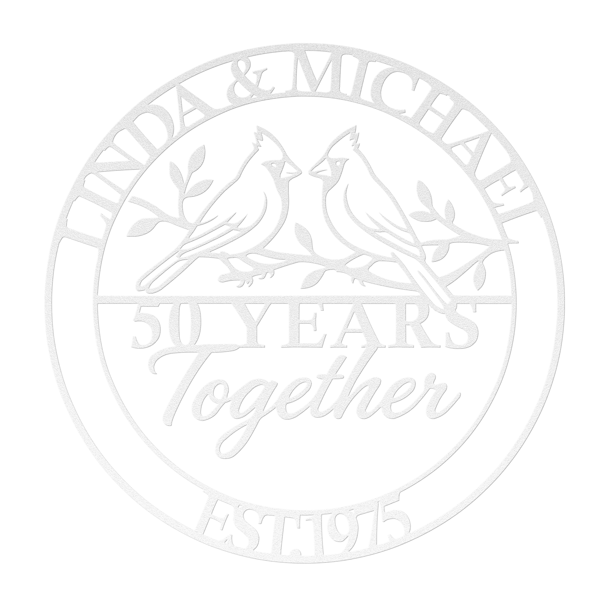 50th anniversary sign gift