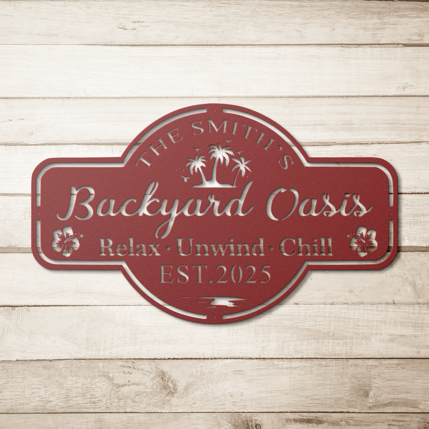 custom outdoor metal sign
