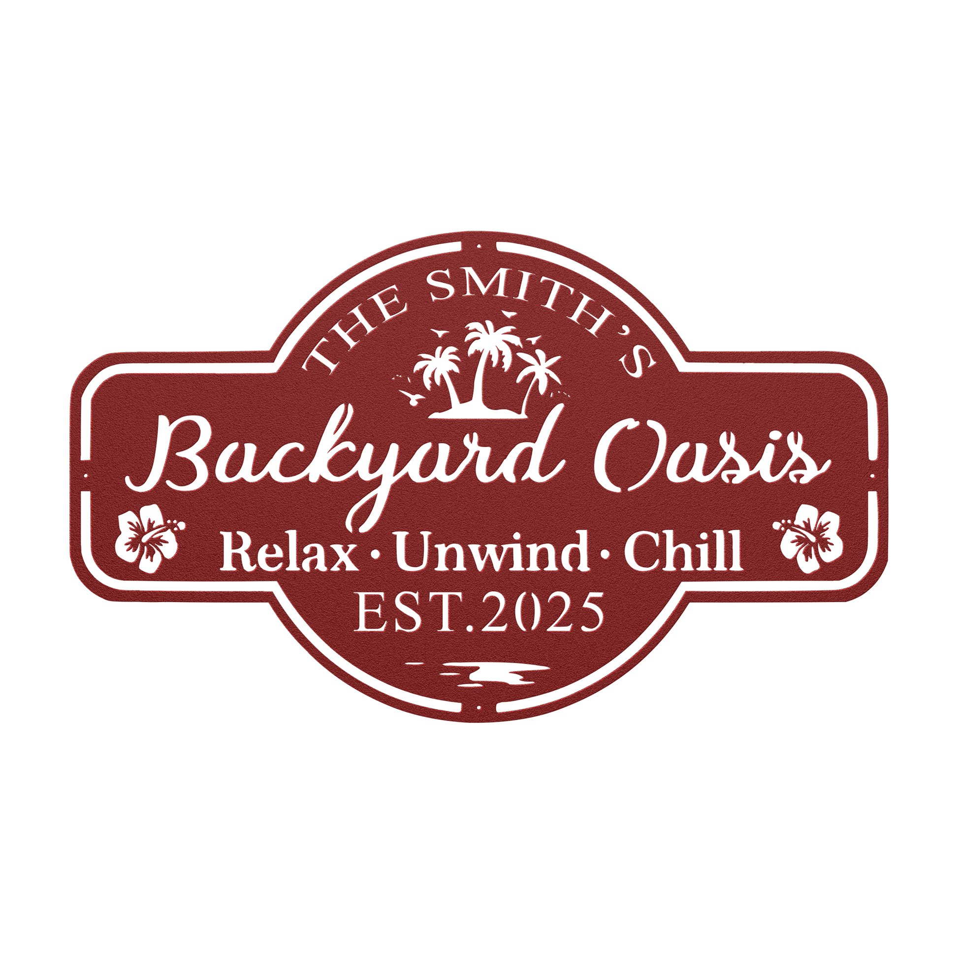 backyard metal wall decor usa