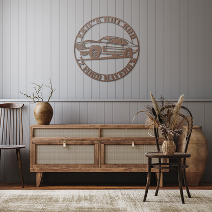Custom_Car_Metal_Wall_Art__Personaliz_Copper_Rustic_Hallway_Mockup.png
