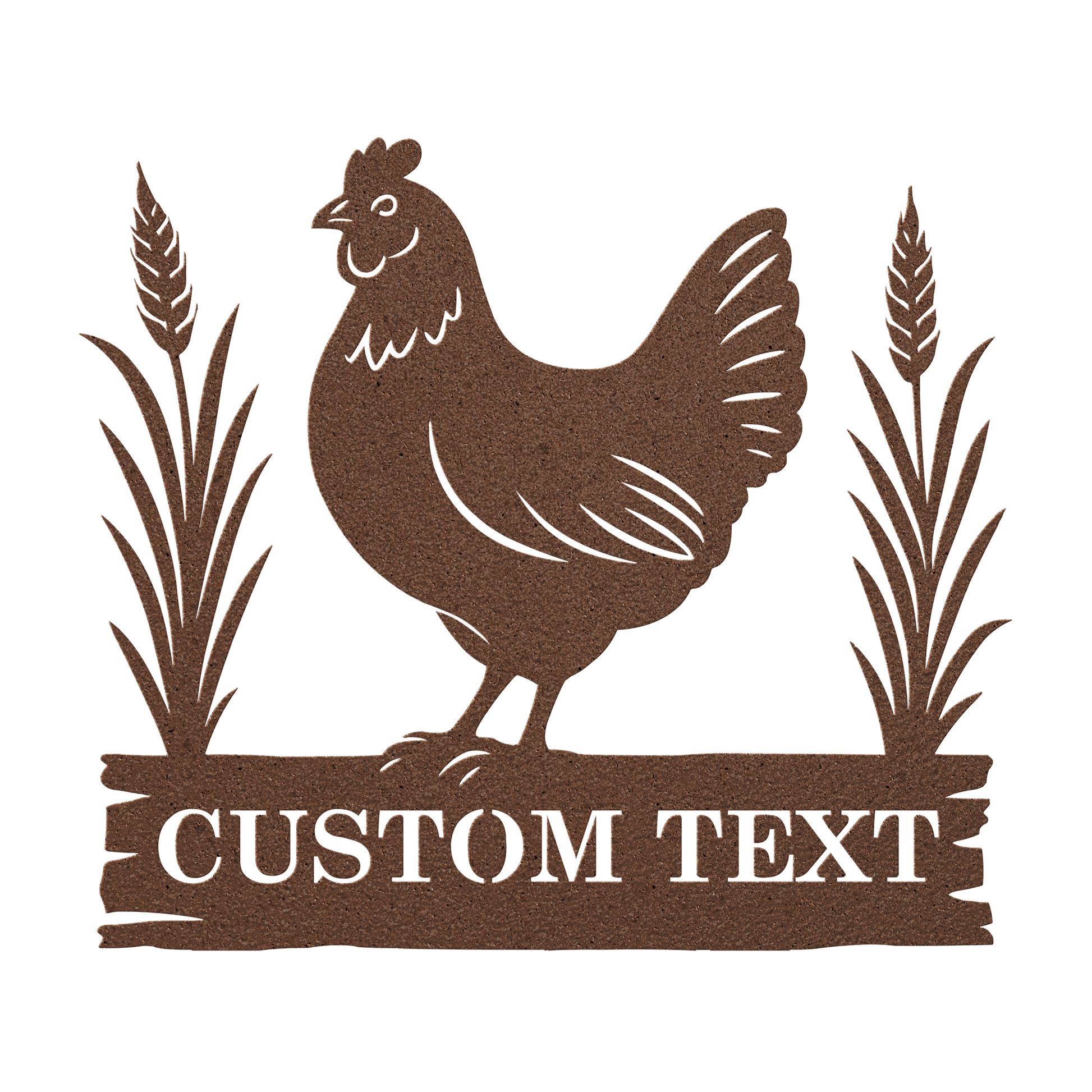 Custom_Chicken_Farm_Metal_Sign_Hen_Hous_Copper_Transparent_Mockup.png