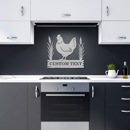 Custom_Chicken_Farm_Metal_Sign_Hen_Hous_Silver_Dark_Kitchen_Mockup.png