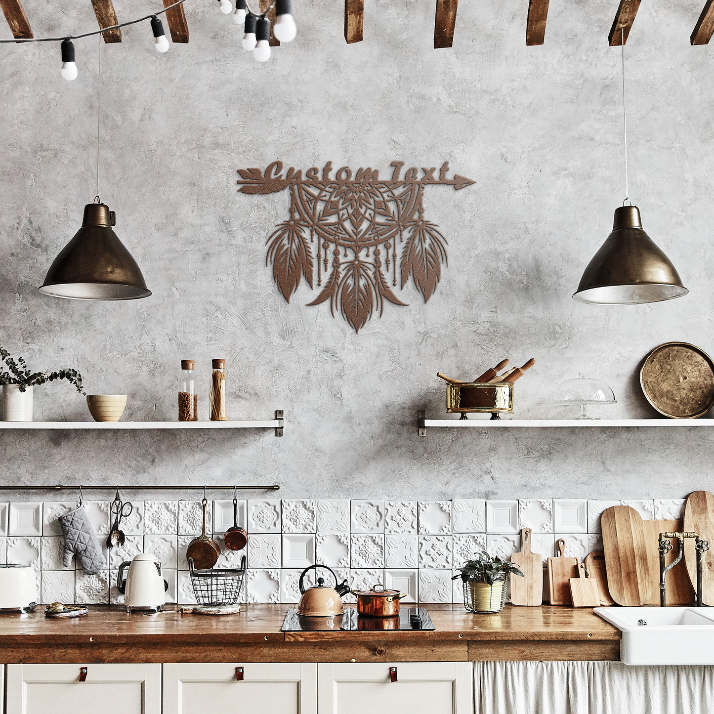 Custom_Dream_Catcher_Metal_Wall_Art__Pe_Copper_Rustic_Kitchen_Mockup.png