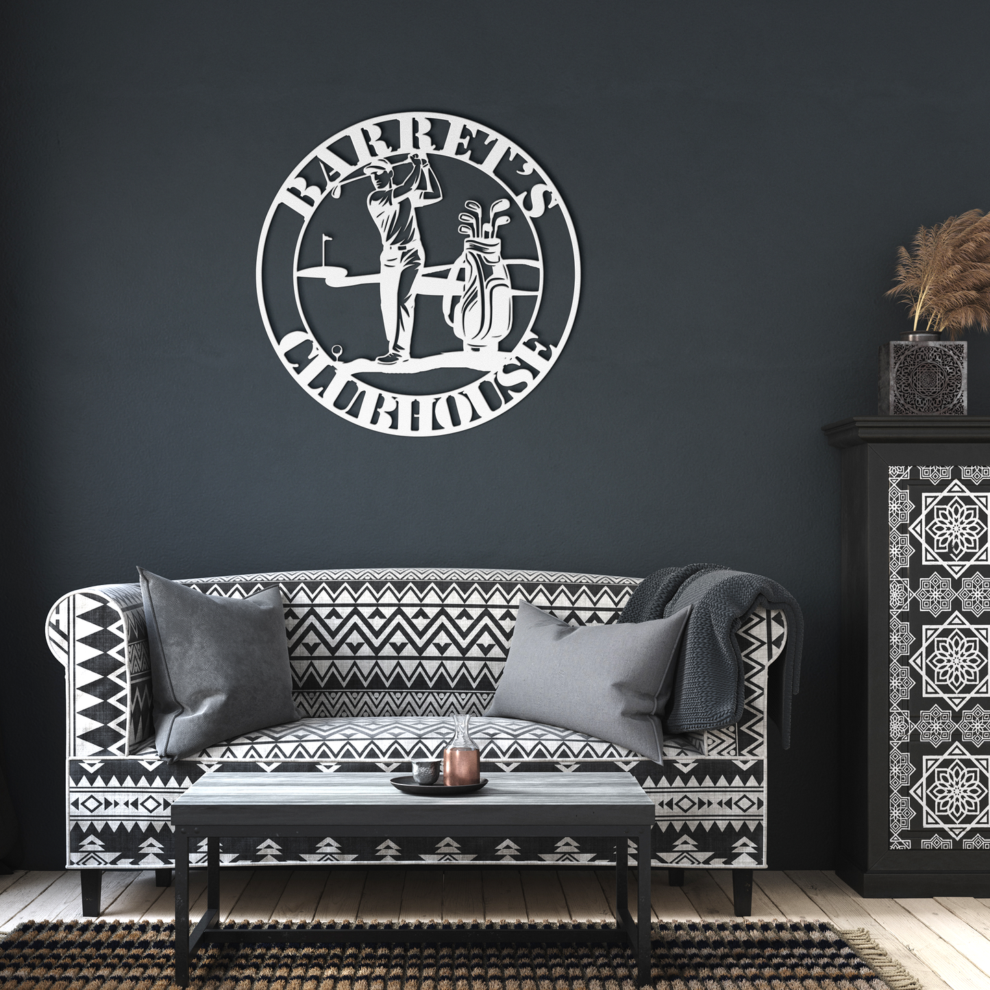 Custom_Golf_Sign__Personalized_Golf_Nam_White_Dark_Living_Room_Mockup.png
