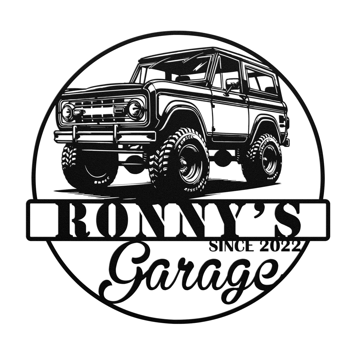 truck garage decor