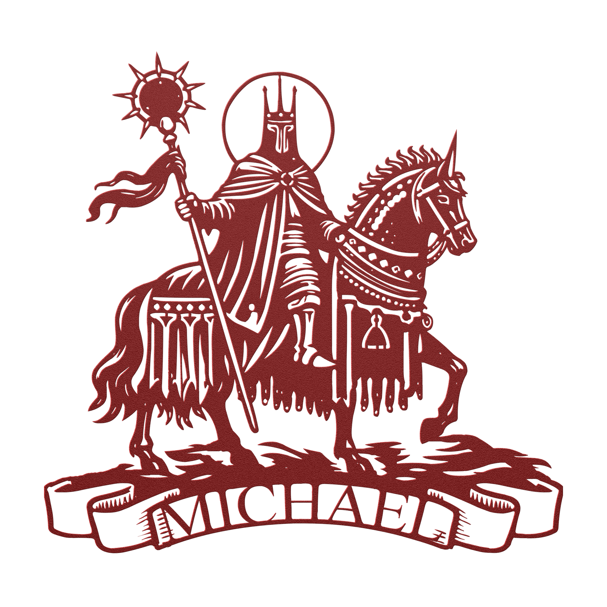 medieval fantasy crest sign made in usa