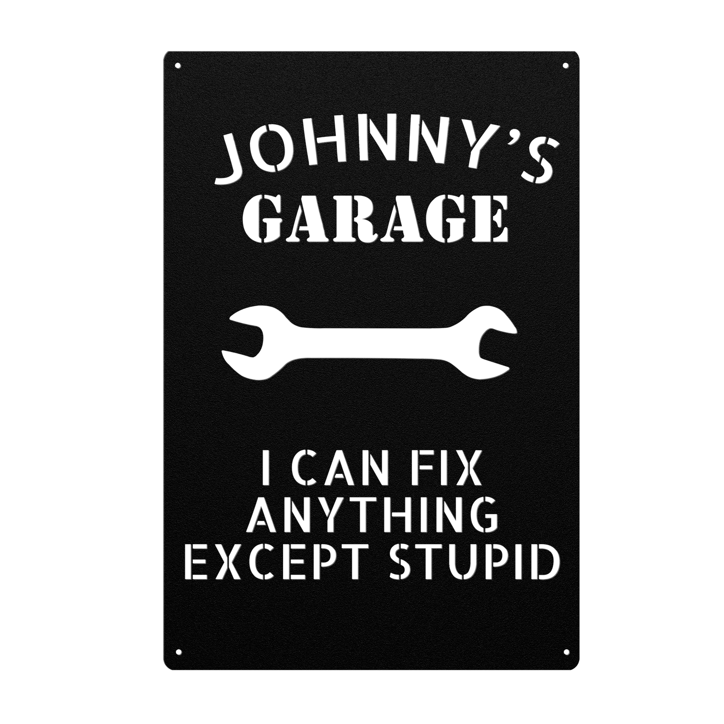 Funny man cave metal garage wall décor