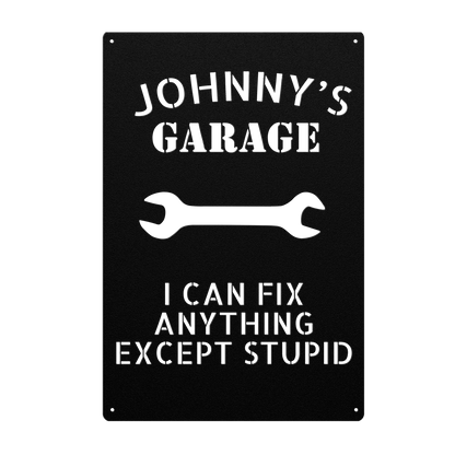 Funny man cave metal garage wall décor