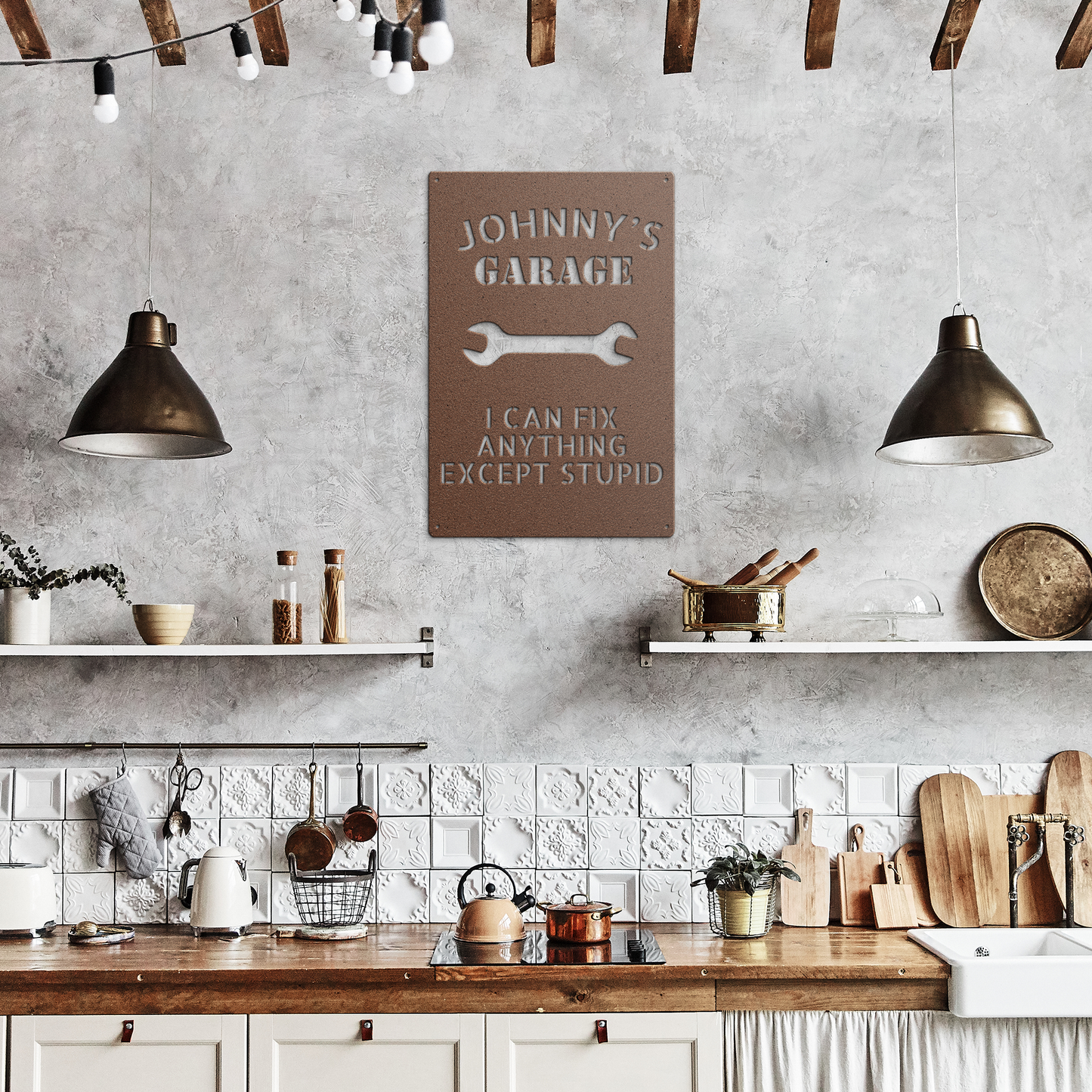 Custom_Metal_Garage_Sign_Personalized_W_Copper_Rustic_Kitchen_Mockup.png