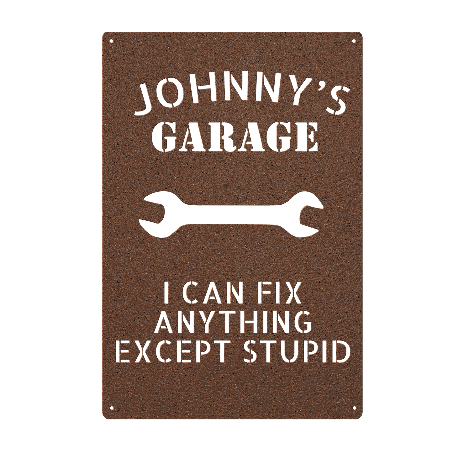 Mechanic shop custom metal garage sign