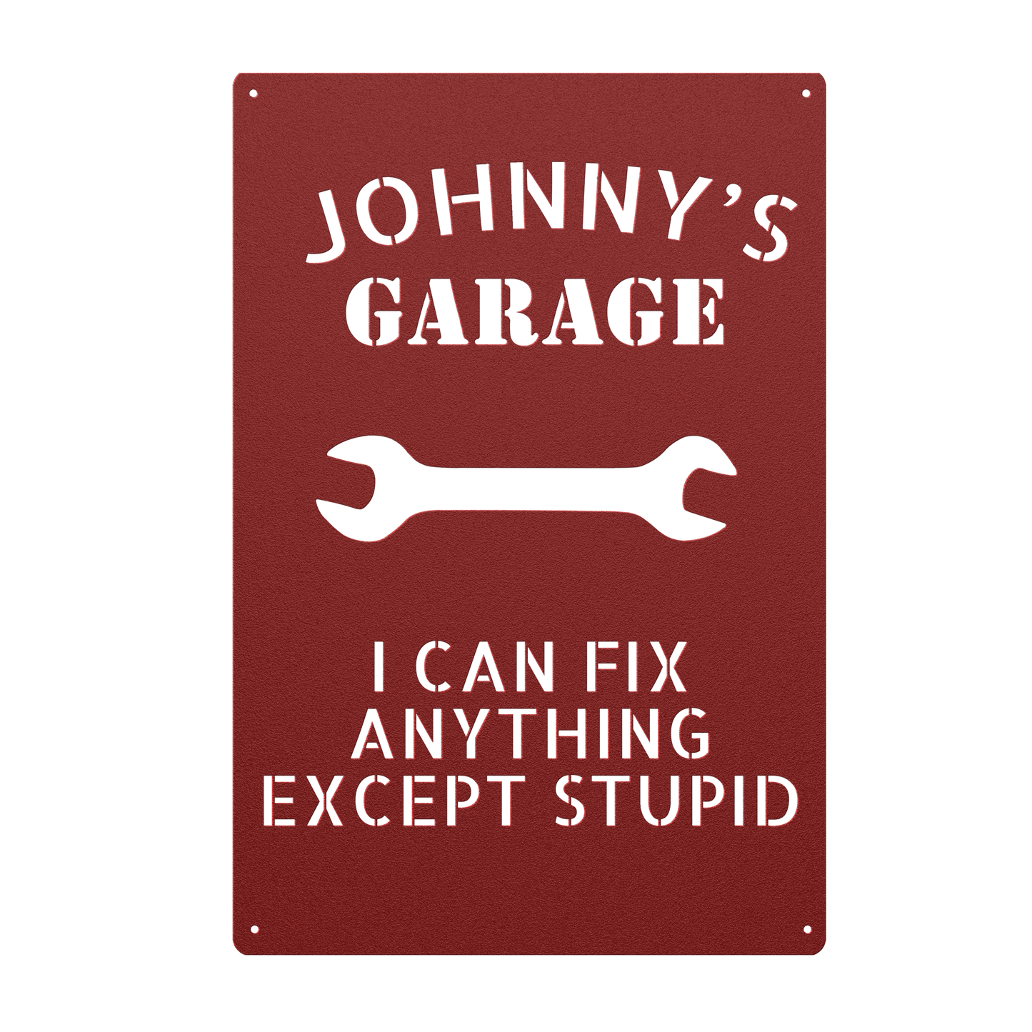 Gift for dad funny workshop wall art