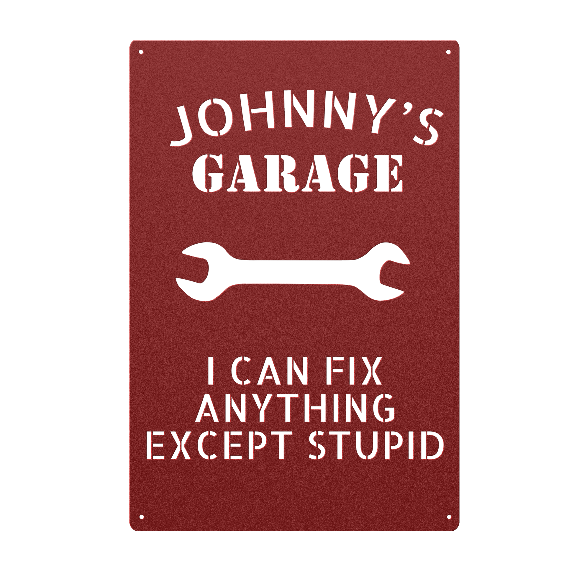 Gift for dad funny workshop wall art