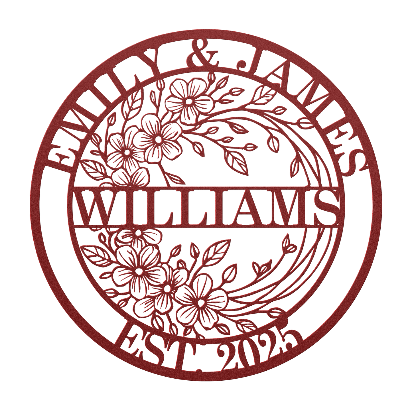 Outdoor housewarming gift personalized sign