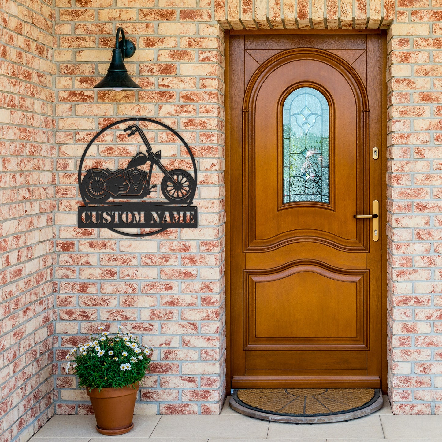 biker man cave decor