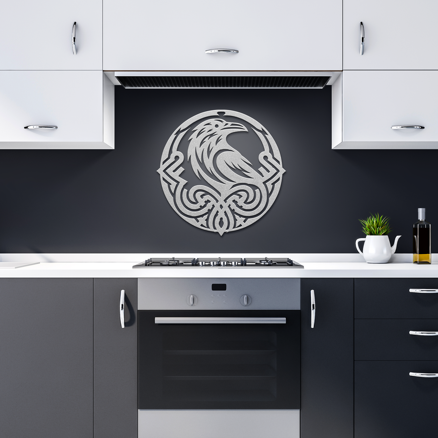 Custom_Nordic_Raven_Metal_Viking_Wall_Ar_Silver_Dark_Kitchen_Mockup.png