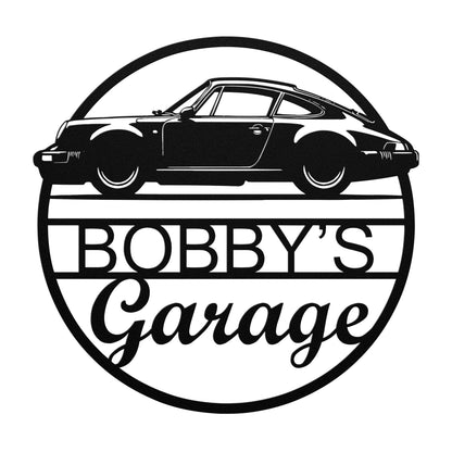 Porsche 911 Metal Art