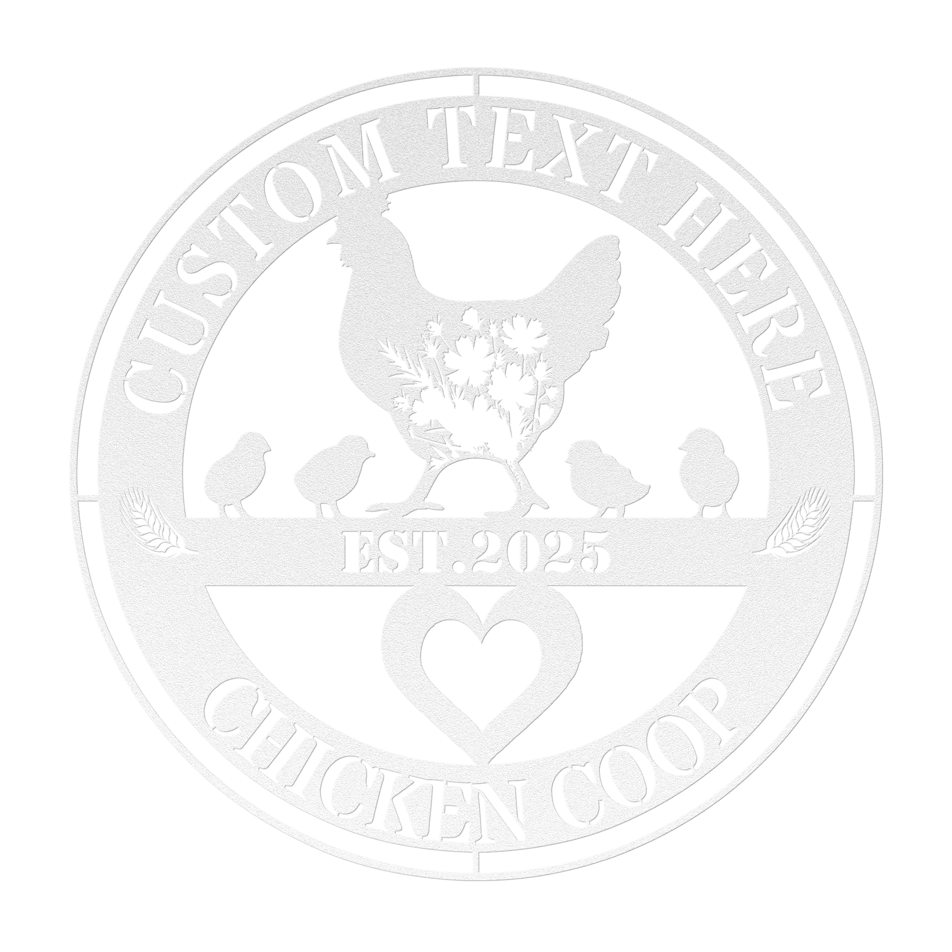 custom text coop sign