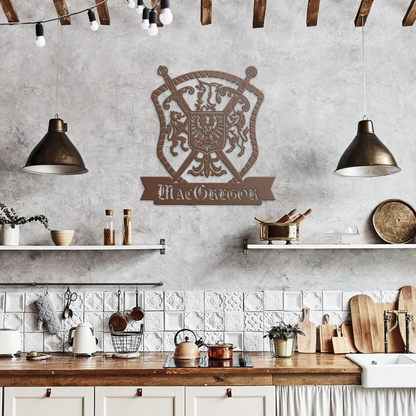 Family_Crest_Metal_Sign__Custom_Coat__Copper_Rustic_Kitchen_Mockup.png