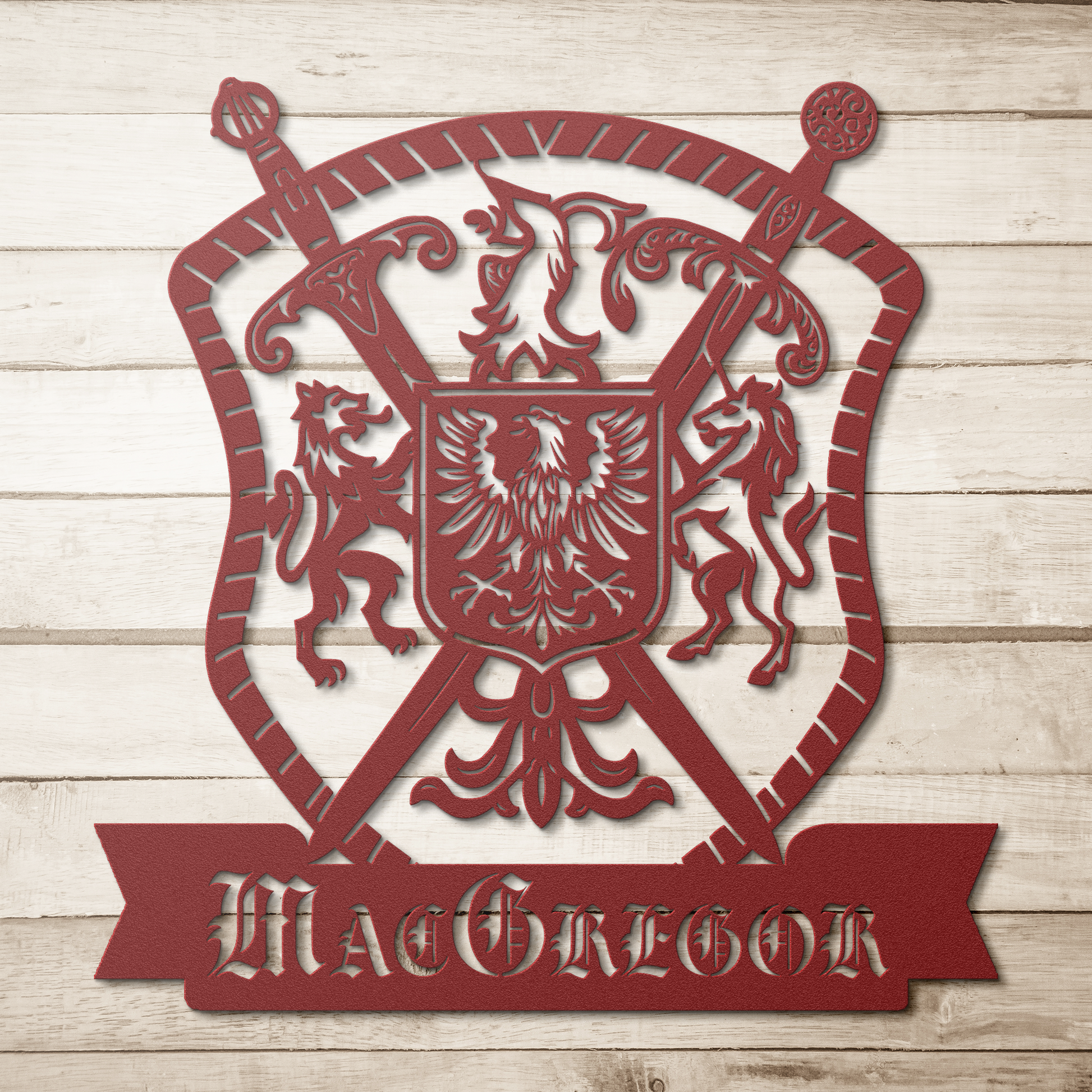 Heraldic wall art for home