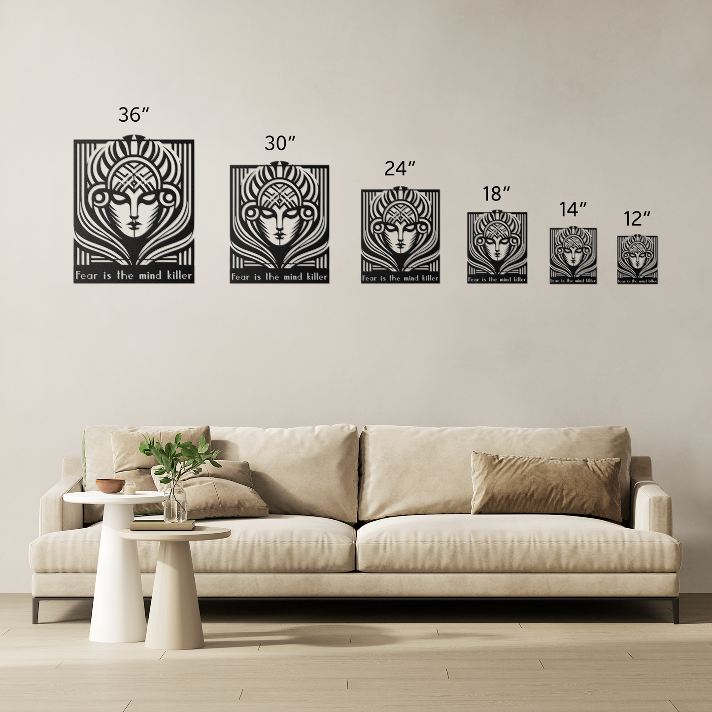 Fear is the Mind Killer Metal Wall Art