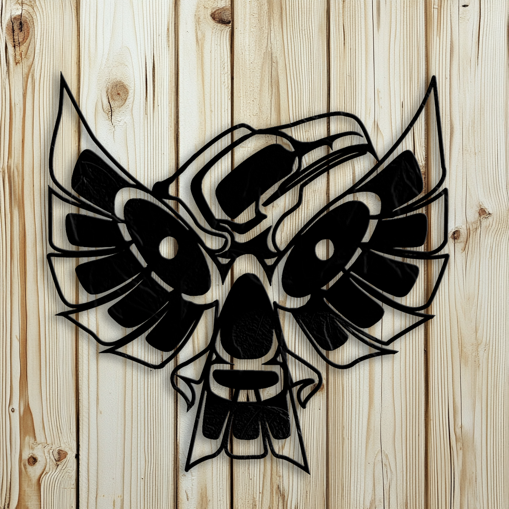 Native American Thunderbird metal sign