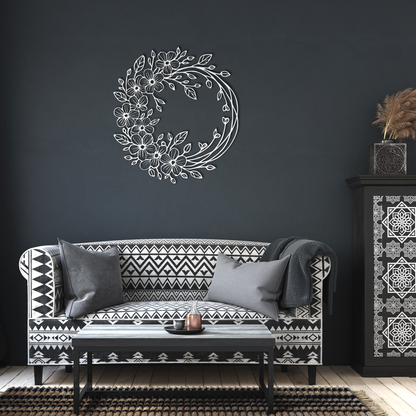 Floral_Metal_Wreath_Wall_Art__Spring__White_Dark_Living_Room_Mockup.png