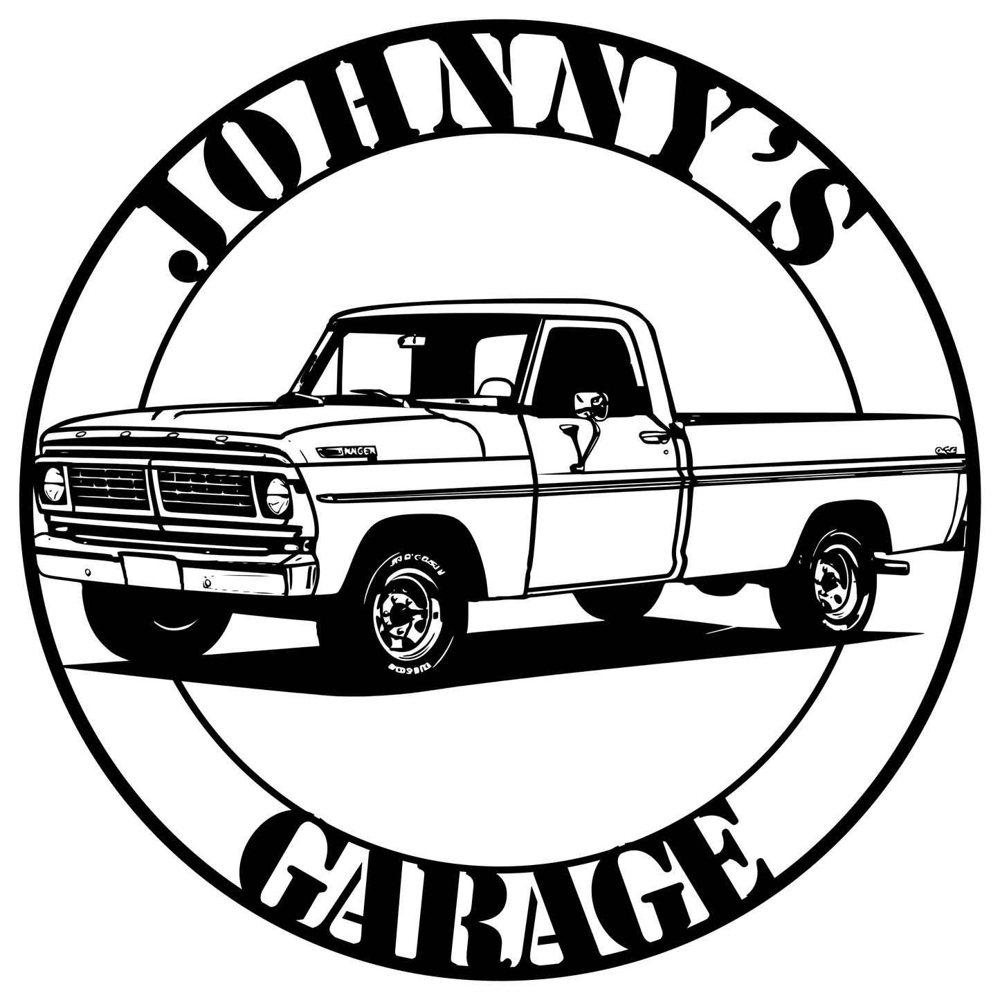 Custom Car or Motorcycle Metal Wall Art – Personalized Garage Sign